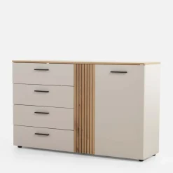 inny Komoda z 4 szufladami kaszmirowa FREZO