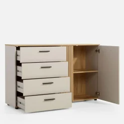 inny Komoda z 4 szufladami kaszmirowa FREZO