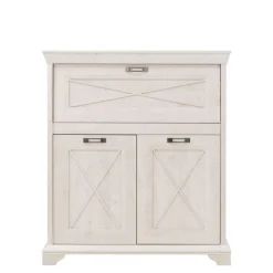 FORTE Komoda z barkiem styl prowansalski szeroka KASHMIR