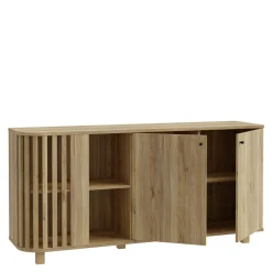 Komody|FORTE Komoda z lamelami RANFLURY