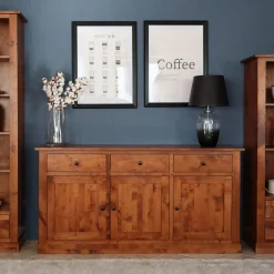 Komody|inny Komoda z litego drewna PAOLA brzoza koniakowa