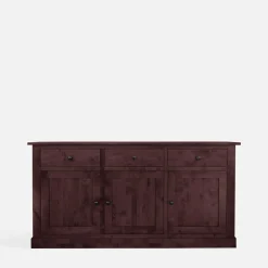 Komody|inny Komoda z litego drewna PAOLA brzoza mahoń