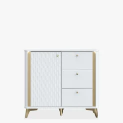 Komody|FORTE Komoda z oświetleniem FORREST HILLS 95,7 cm