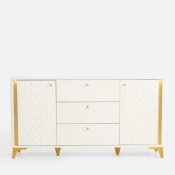 Komody|FORTE Komoda z oświetleniem FORREST HILLS 160,4 cm