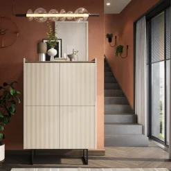 LENART Komoda z oświetleniem LAGO 98 cm