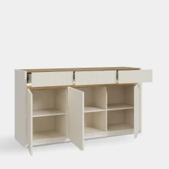 Komody|FORTE Komoda z oświetleniem OAK SQUERE 160 cm