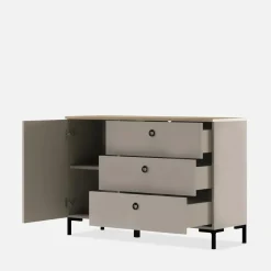 Komody|Esteti Komoda z szafką i szufladami DOMINICA