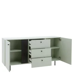 Komoda z szafkami i szufladami szałwiowa LIV