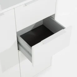 Dzieci inny Komoda z szufladami biały połysk ESPRESSO