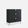 inny Komoda z szufladami czarna MOND