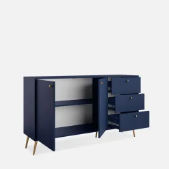 Komody|inny Komoda z szufladami granatowa JASMINE