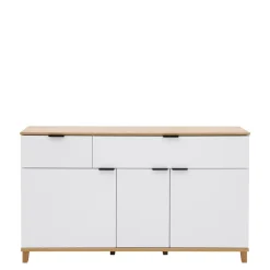 Komody| Komoda z szufladami i ryflowanym frontem PLISSEE 144,8 cm