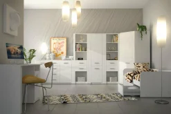 Dzieci Komoda z szufladami sosna bielona MONTANA