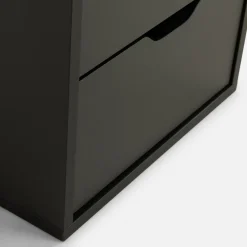 Komody|inny Komoda z szufladami wysoka czarna LYRICE