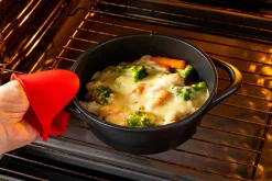 Garnki, Patelnie I Pokrywki| Komplet 3 garnków z 2 rękawicami w zestawie