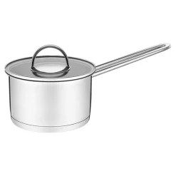 Prima Cucina Komplet 4 garnków z pokrywkami chrom MILANO