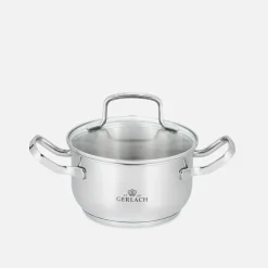 GERLACH Komplet 4 garnków ze stali nierdzewnej SIMPLE 9 el.