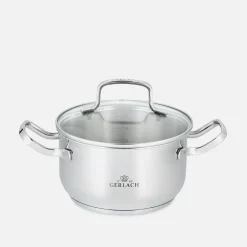 GERLACH Komplet 4 garnków ze stali nierdzewnej SIMPLE 9 el.