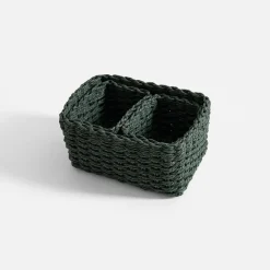 Pudełka I Pojemniki Do Przechowywania|Koszyki Dekoracyjne|inny Komplet 3 koszy do przechowywania, zielony