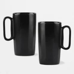 inny Komplet 2 kubków czarnych FUORI 330 ml