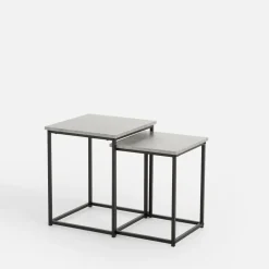 Stoliki Kawowe| Komplet 2 metalowych stolików