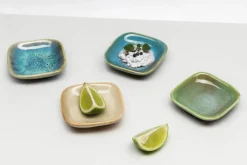 Miski, Patery I Półmiski| Komplet 4 misek ceramicznych 9x2.5 cm