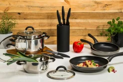 Noże I Deski Do Krojenia| Komplet 5 noży w bloku