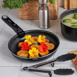 Garnki, Patelnie I Pokrywki|inny Komplet 3 patelni z odpinaną rączką KÖNIGHOFFER HANDY