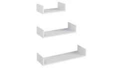 Półki| Komplet 3 półek TRIO biały