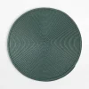 Podkładki Na Stół|inny Komplet 2 podkładek stołowych zielone 38 cm