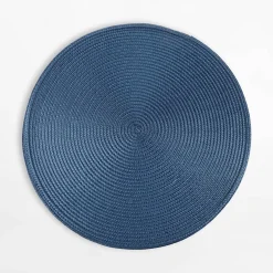 Podkładki Na Stół|inny Komplet 2 podkładek stołowych niebieskie 38 cm