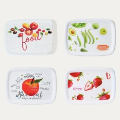 Pojemniki Na Żywność|inny Komplet 3 pojemników do żywności 600 ml MIX