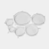 Garnki, Patelnie I Pokrywki|inny Komplet 6 pokrywek białych SILCO