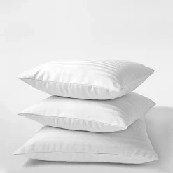 Kołdry I Poduszki|Poszewki I Poduszki Dekoracyjne|inny Komplet 2 poszewek z adamaszku białe PURE 40x40 cm