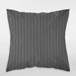 Kołdry I Poduszki|Poszewki I Poduszki Dekoracyjne|inny Komplet 2 poszewek z adamaszku ciemnoszare PURE 40x40 cm