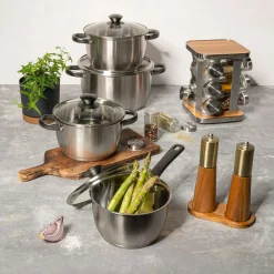 inny Komplet 12 przyprawników na stojaku