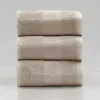 Ręczniki|Ręczniki| Komplet 3 ręczników bawełnianych beżowych 30x30 cm