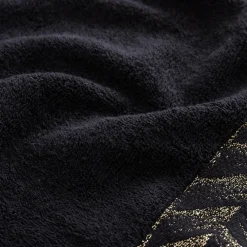 Eurofirany Komplet 2 ręczników biały/czarny GLOW