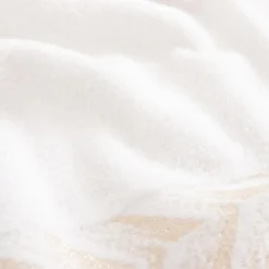 Eurofirany Komplet 2 ręczników biały/czarny GLOW