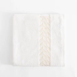 Ręczniki|Ręczniki|Eurofirany Komplet 2 ręczników biały/granatowy GLOW