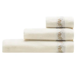 Ręczniki|Ręczniki| Komplet 3 ręczników ecru BOTANIC