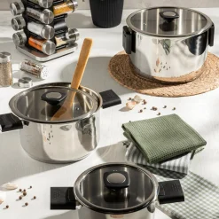 Tekstylia Kuchenne|Tekstylia Kuchenne|inny Komplet 3 ręczników kuchennych zielone 40x60 cm