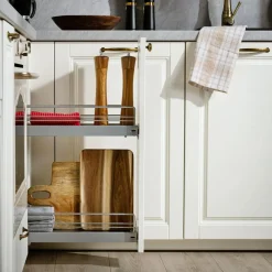 inny Komplet 3 ręczników kuchennych beżowe 40x60 cm