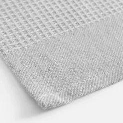 inny Komplet 2 ręczników kuchennych jasnoszare 40x60 cm