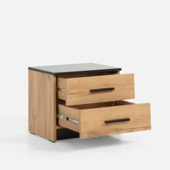 Szafki Nocne|Szafki|Exline Komplet 2 szafek nocnych z szufladami MALI