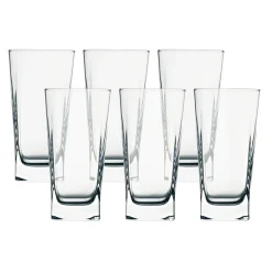 Szklanki I Kubki| Komplet 6 szklanek CARRE PASABAHCE 305 ml
