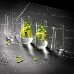 Krosno Komplet 4 szklanek do drinków SHAKE N°5 GIN & TONIC 380 ml