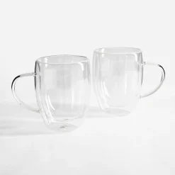 Szklanki I Kubki|inny Komplet 2 szklanek termicznych z uchem 350 ml