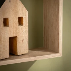 Półki|inny Komplet 3 szt. półek ściennych prostokątnych