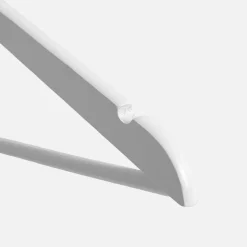 inny Komplet 4 wieszaków drewnianych szare